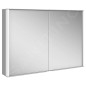 Keuco Royal Match - Armoire miroir avec éclairage LED, 1000x700x160 mm, alu elox argenté 12803171311