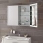 Keuco Royal Match - Armoire miroir avec éclairage LED, 1000x700x160 mm, alu elox argenté 12803171311