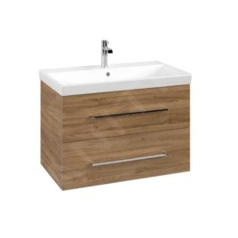 Villeroy & Boch Avento - Meuble sous lavabo 780x514x452 mm, deux tiroirs, Oak Kansas A89100RH