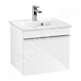 Villeroy & Boch Venticello - Meuble sous lavabo, 466x420x425 mm, 1 tiroir, Glossy White A93101DH
