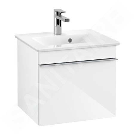 Villeroy & Boch Venticello - Meuble sous lavabo, 466x420x425 mm, 1 tiroir, Glossy White A93101DH