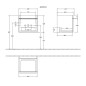 Villeroy & Boch Venticello - Meuble sous lavabo, 466x420x425 mm, 1 tiroir, Glossy White A93101DH Villeroy & Boch Venticello - Meuble sous lavabo, 466x420x425 mm, 1 tiroir, Glossy White A93101DH