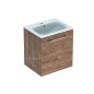 Geberit Selnova Square - Meuble-vasque 635x588x480 mm, avec vasque, 1 porte, noyer hickory 501.254.00.1 Geberit Selnova Square - Meuble-vasque 635x588x480 mm, avec vasque, 1 porte, noyer hickory 501.254.00.1