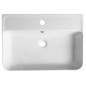 Sapho Gali - Lavabo, 60x42 cm, avec trop-plein, trou pour robinet, blanc TU0177 Sapho Gali - Lavabo, 60x42 cm, avec trop-plein, trou pour robinet, blanc TU0177