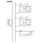 Villeroy & Boch Avento - Meuble-vasque, 340x514x202 mm, 1 porte, Crystal Black A87601B3 Villeroy & Boch Avento - Meuble-vasque, 340x514x202 mm, 1 porte, Crystal Black A87601B3