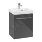 Villeroy & Boch Avento - Meuble-vasque, 430x514x352 mm, 1 porte, Crystal Grey A88700B1