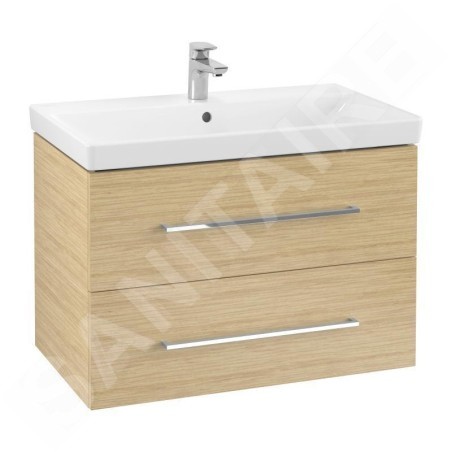Villeroy & Boch Avento - Meuble-vasque, 780x514x452 mm, 2 tiroirs, Nordic Oak A89100VJ