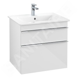 Villeroy & Boch Venticello - Meuble-vasque, 603x590x502 mm, 2 tiroirs, Glossy White A92401DH
