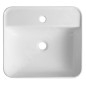 Sapho Tuje - Lavabo à poser 46x42 mm, sans trop-plein, trou pour robinet, blanc TU0217