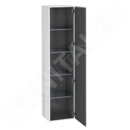 Duravit L-Cube - Armoire 1760x400x363 mm, droite, blanc brillant LC1180R2222