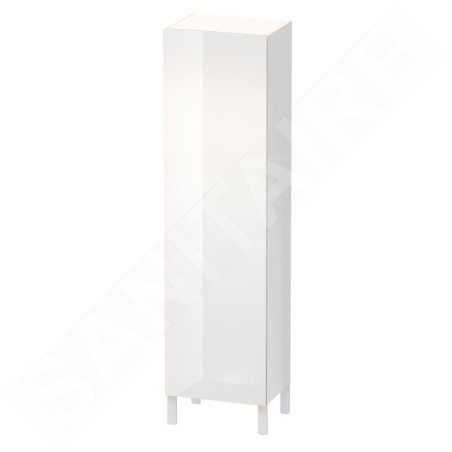 Duravit L-Cube - Armoire 1760x500x363 mm, gauche, blanc brilant LC1181L2222