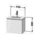 Duravit L-Cube - Meuble sous lavabo 400x440x311 mm, droite, 1 porte, blanc brillant LC6133R2222 Duravit L-Cube - Meuble sous lavabo 400x440x311 mm, droite, 1 porte, blanc brillant LC6133R2222