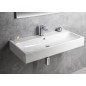 Sapho Toridi - Lavabo 101x47 cm, avec trop-plein, trou pour robinetterie, blanc TU0221 Sapho Toridi - Lavabo 101x47 cm, avec trop-plein, trou pour robinetterie, blanc TU0221