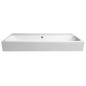 Sapho Toridi - Lavabo 101x47 cm, avec trop-plein, trou pour robinetterie, blanc TU0221 Sapho Toridi - Lavabo 101x47 cm, avec trop-plein, trou pour robinetterie, blanc TU0221