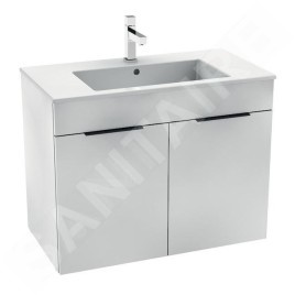 Jika Cube - Meuble avec lavabo, 790x422x622 mm, blanc H4537521763001