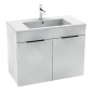 Jika Cube - Meuble avec lavabo, 790x422x622 mm, blanc H4537521763001 Jika Cube - Meuble avec lavabo, 790x422x622 mm, blanc H4537521763001