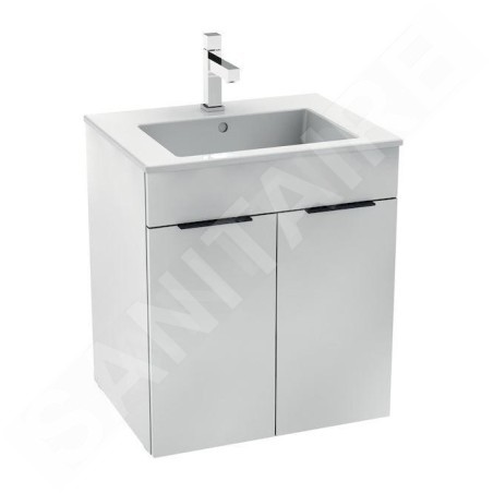 Jika Cube - Meuble avec lavabo, 540x422x622 mm, blanc H4536111763001