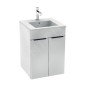 Jika Cube - Meuble avec lavabo, 440x422x607 mm, blanc H4536211763001 Jika Cube - Meuble avec lavabo, 440x422x607 mm, blanc H4536211763001