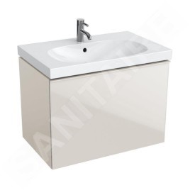 Geberit Acanto - Meuble sous lavabo 750 mm, sable gris 500.611.JL.2