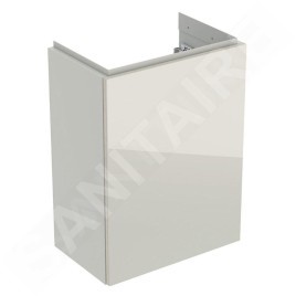 Geberit Acanto - Meuble sous lave-mains 400 mm, sable gris 500.607.JL.2