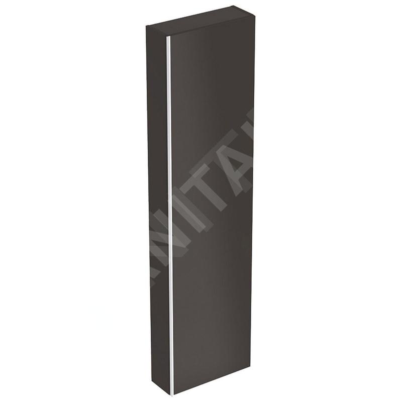 Geberit Acanto - Colonne haute 1730x450 mm, noir 500.637.16.1