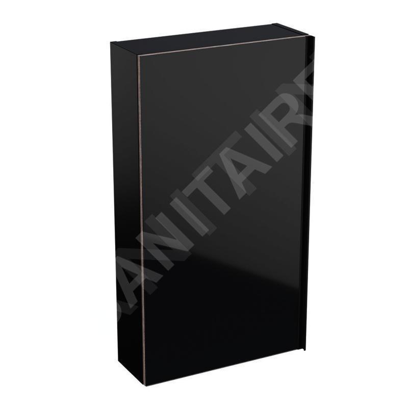 Geberit Acanto - Armoire suspendue 450x820 mm avec miroir intérieur, noir 500.639.16.1 Geberit Acanto - Armoire suspendue 450x820 mm avec miroir intérieur, noir 500.639.16.1