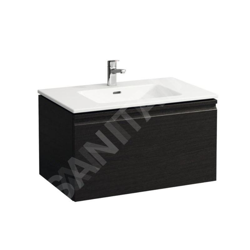 Laufen Pro S - Meuble avec lavabo, 800x500 mm, 1 tiroirs, wengé H8609634231041 Laufen Pro S - Meuble avec lavabo, 800x500 mm, 1 tiroirs, wengé H8609634231041