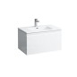 Laufen Pro S - Meuble avec lavabo, 800x500 mm, 1 tiroirs, blanc brillant H8609634751041 Laufen Pro S - Meuble avec lavabo, 800x500 mm, 1 tiroirs, blanc brillant H8609634751041