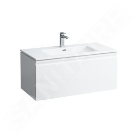 Laufen Pro S - Meuble avec lavabo, 1000x500 mm, 1 tiroirs, blanc mat H8609654631041