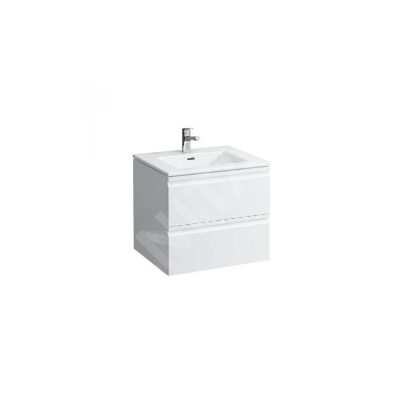 Laufen Pro S - Meuble avec lavabo, 600x500 mm, 2 tiroirs, blanc mat H8619614631041 Laufen Pro S - Meuble avec lavabo, 600x500 mm, 2 tiroirs, blanc mat H8619614631041