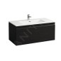 Laufen Pro S - Meuble avec lavabo, 1000x500 mm, 1 tiroirs, wengé H8609654231041 Laufen Pro S - Meuble avec lavabo, 1000x500 mm, 1 tiroirs, wengé H8609654231041