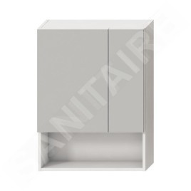 Jika Lyra - Armoire avec miroir 600x132x800 mm, blanc H4532410383041