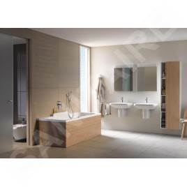 Duravit DuraStyle - Armoire haute 1800x500x360 mm, gauche, blanc brillant DS1249L2222