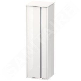 Duravit Ketho - Armoire haute 1320x400x360 mm, gauche, blanc brillant KT1257L2222