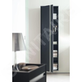 Duravit Ketho - Armoire haute 1800x500x360 mm, gauche, blanc brillant KT1265L2222