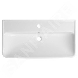 Bruckner Neon - Lavabo 80x42 cm, avec trop-plein, trou pour robinetterie, blanc 201.133.0