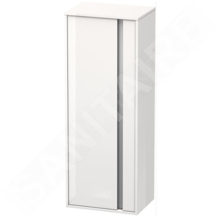 Duravit Ketho - Armoire haute 1320x500x360 mm, gauche, blanc brillant KT1267L2222