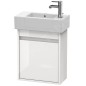 Duravit Ketho - Meuble-vasque, 550x450x225 mm, droite, blanc brillant KT6629R2222 Duravit Ketho - Meuble-vasque, 550x450x225 mm, droite, blanc brillant KT6629R2222