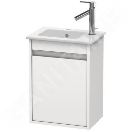 Duravit Ketho - Meuble sous lavabo 550x400x285 mm, droite, blanc brillant KT6417R2222