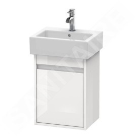 Duravit Ketho - Meuble-vasque, 550x400x320 mm, gauche, blanc brillant KT6630L2222