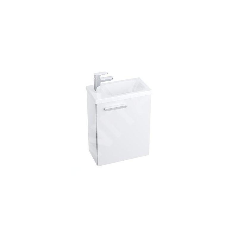 Ravak Chrome - Meuble vasque SD 400, 400x220x500 mm, blanc X000000538