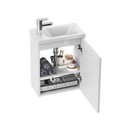 Ravak Chrome - Meuble vasque SD 400, 400x220x500 mm, blanc X000000538