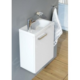 Ravak Chrome - Meuble vasque SD 400, 400x220x500 mm, blanc X000000538