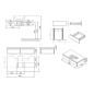 Ravak Formy - Armoire sous le lavabo 1000x550x220 mm, blanc X000001030 Ravak Formy - Armoire sous le lavabo 1000x550x220 mm, blanc X000001030