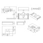 Ravak Formy - Meuble sous lavabo 800x550x220 mm, chêne X000001032 Ravak Formy - Meuble sous lavabo 800x550x220 mm, chêne X000001032
