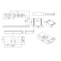 Ravak Formy - Armoire sous le lavabo 1200x550x220 mm, blanc X000001031