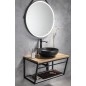 Sapho Ska - Support pour lavabo avec étagère, 900 mm, blanc mat SKA113 Sapho Ska - Support pour lavabo avec étagère, 900 mm, blanc mat SKA113
