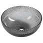 Sapho Beauty - Vasque à poser, diamètre 40 cm, sans trop-plein, noir/verre TY310 Sapho Beauty - Vasque à poser, diamètre 40 cm, sans trop-plein, noir/verre TY310