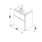 Jika Cubito Pure - Meuble sous lavabo 540x683 mm, blanc H40J4224025001 Jika Cubito Pure - Meuble sous lavabo 540x683 mm, blanc H40J4224025001