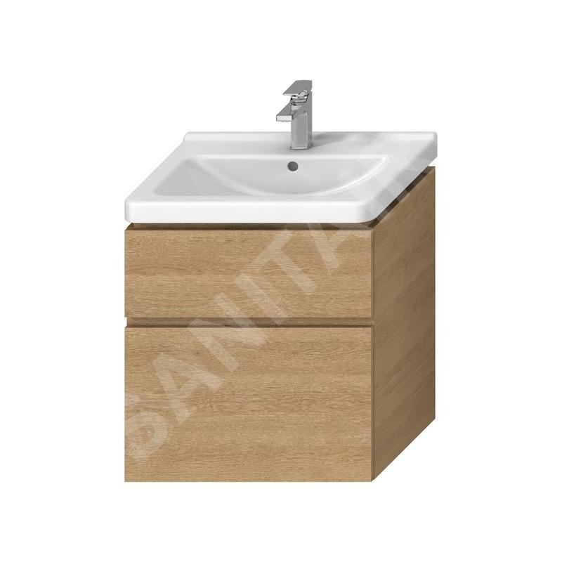 Jika Cubito Pure - Meuble sous lavabo 640x683 mm, chêne H40J4244025191